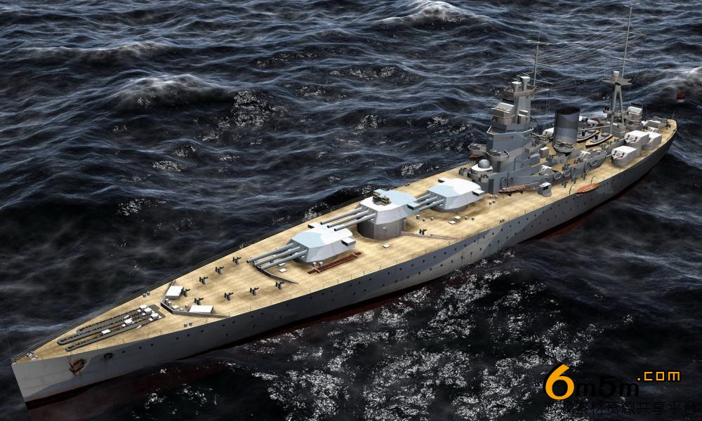 果洛纳尔逊军舰模型